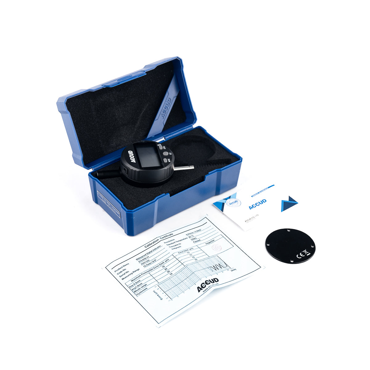 Relógio Comparador Digital 213 IP65 12,7/25,4/50,8mm Resolução 0,001/0,01mm