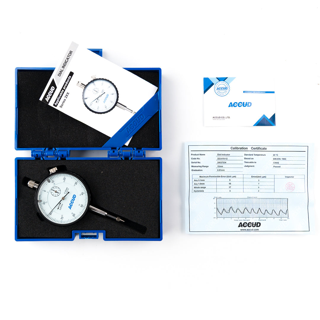 Relógio Comparador 222 0-10mm Tampa Plana ou Com Orelha