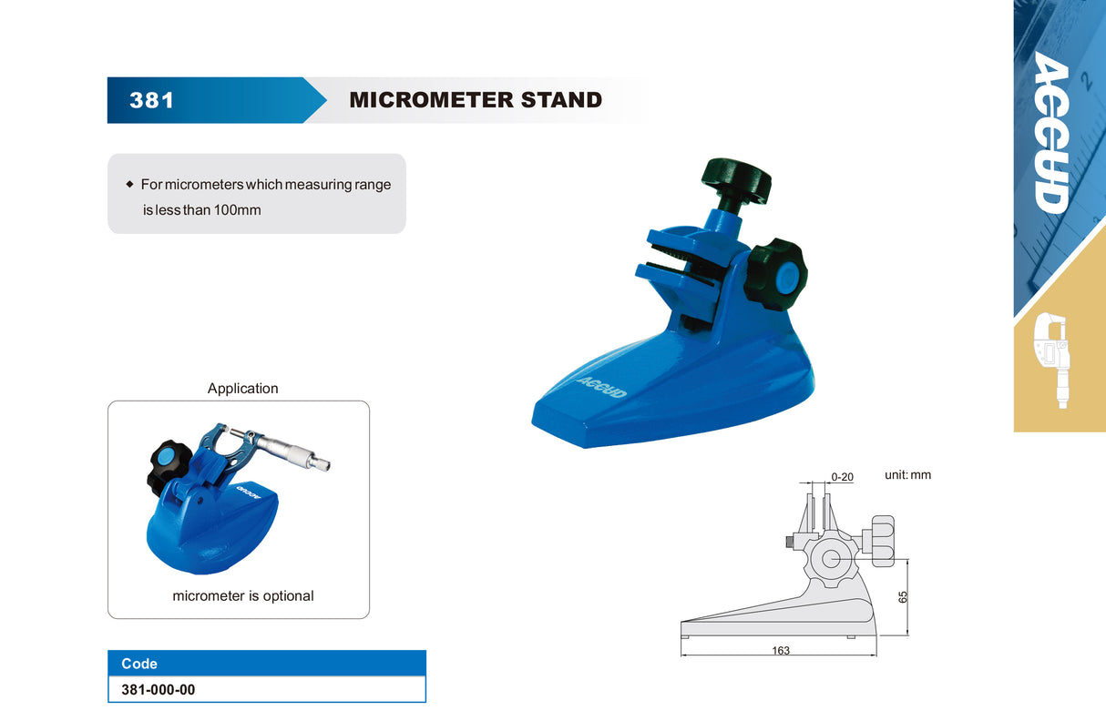 Suporte Ajustável para Micrômetro 381