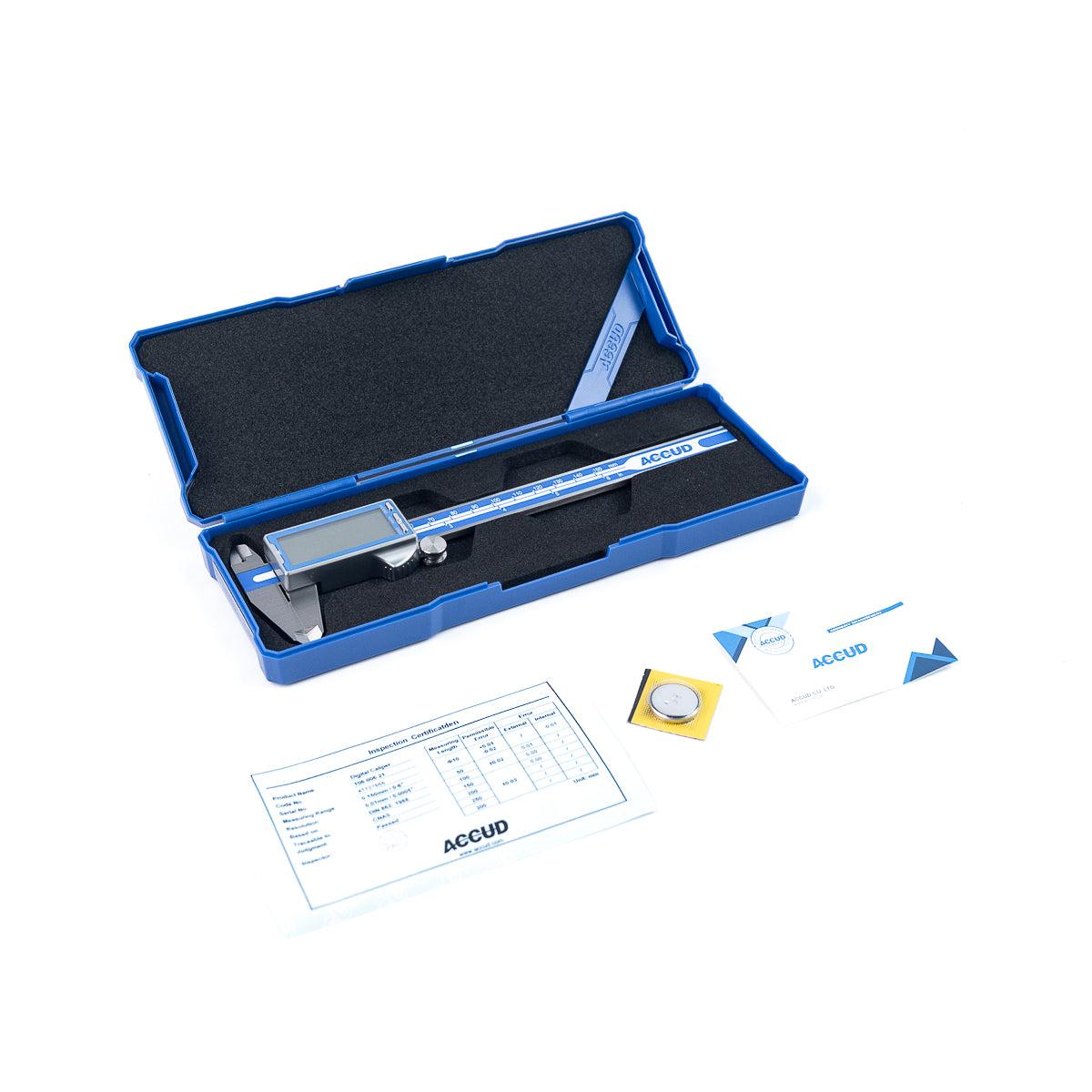 Paquímetro Digital 106-21 Tela Grande 150/200/300mm Resolução 0,01mm