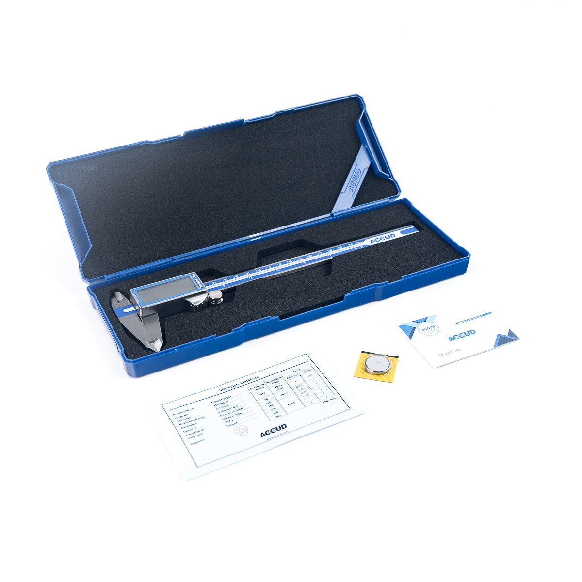 Paquímetro Digital 106-21 Tela Grande 150/200/300mm Resolução 0,01mm