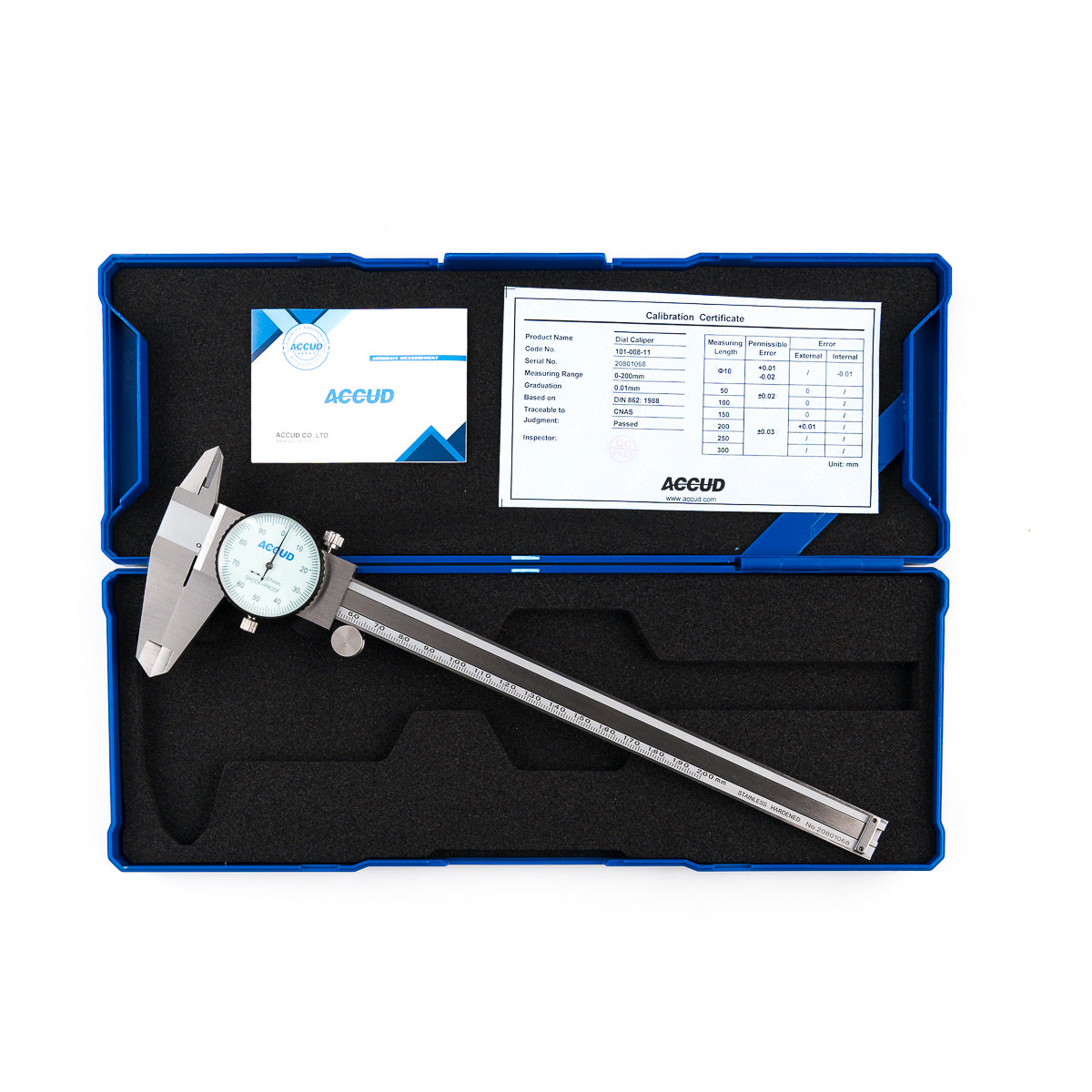 Paquímetro com Relógio 101 150/200/300mm Graduação 0,01/0,02mm