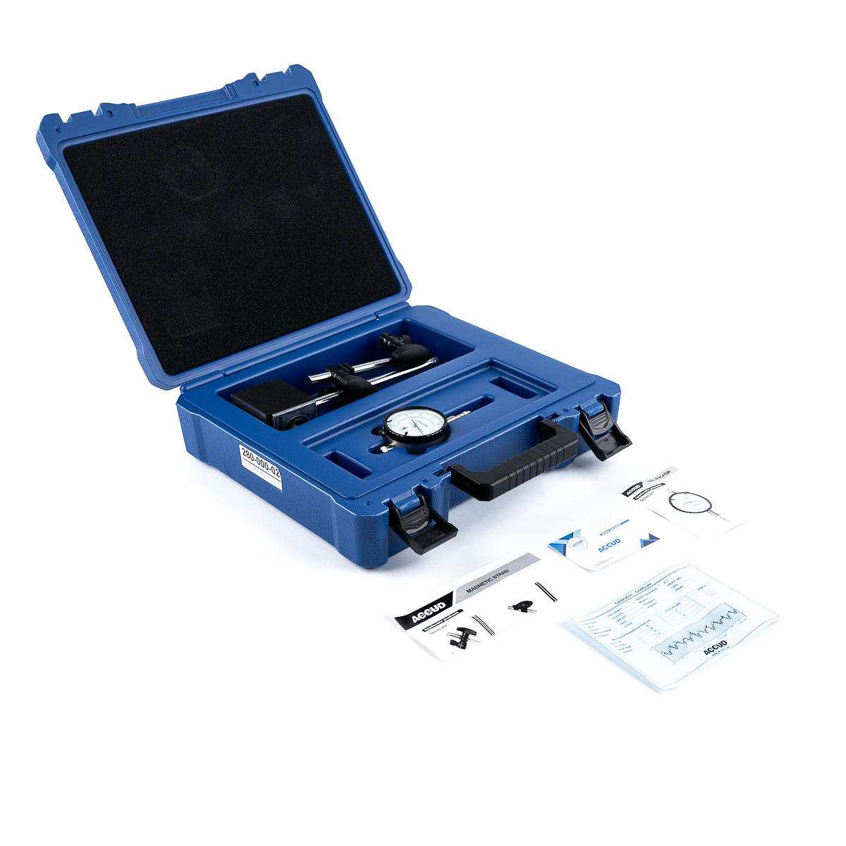 Kit de Relógio Comparador com Suporte Magnético 280