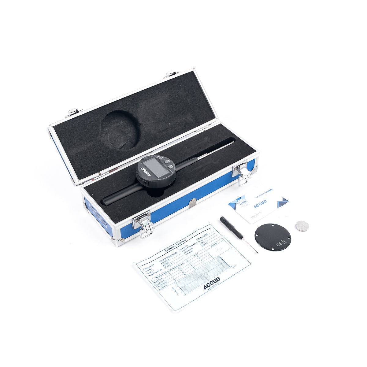 Relógio Comparador Digital 213 IP65 12,7/25,4/50,8mm Resolução 0,001/0,01mm