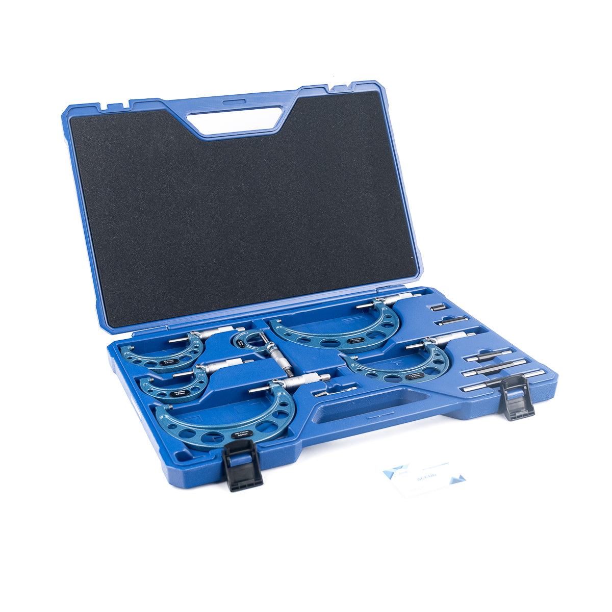 Jogo De Micrômetro Externo 321 0-75/100/150mm X 0,01mm 3/4/6pcs